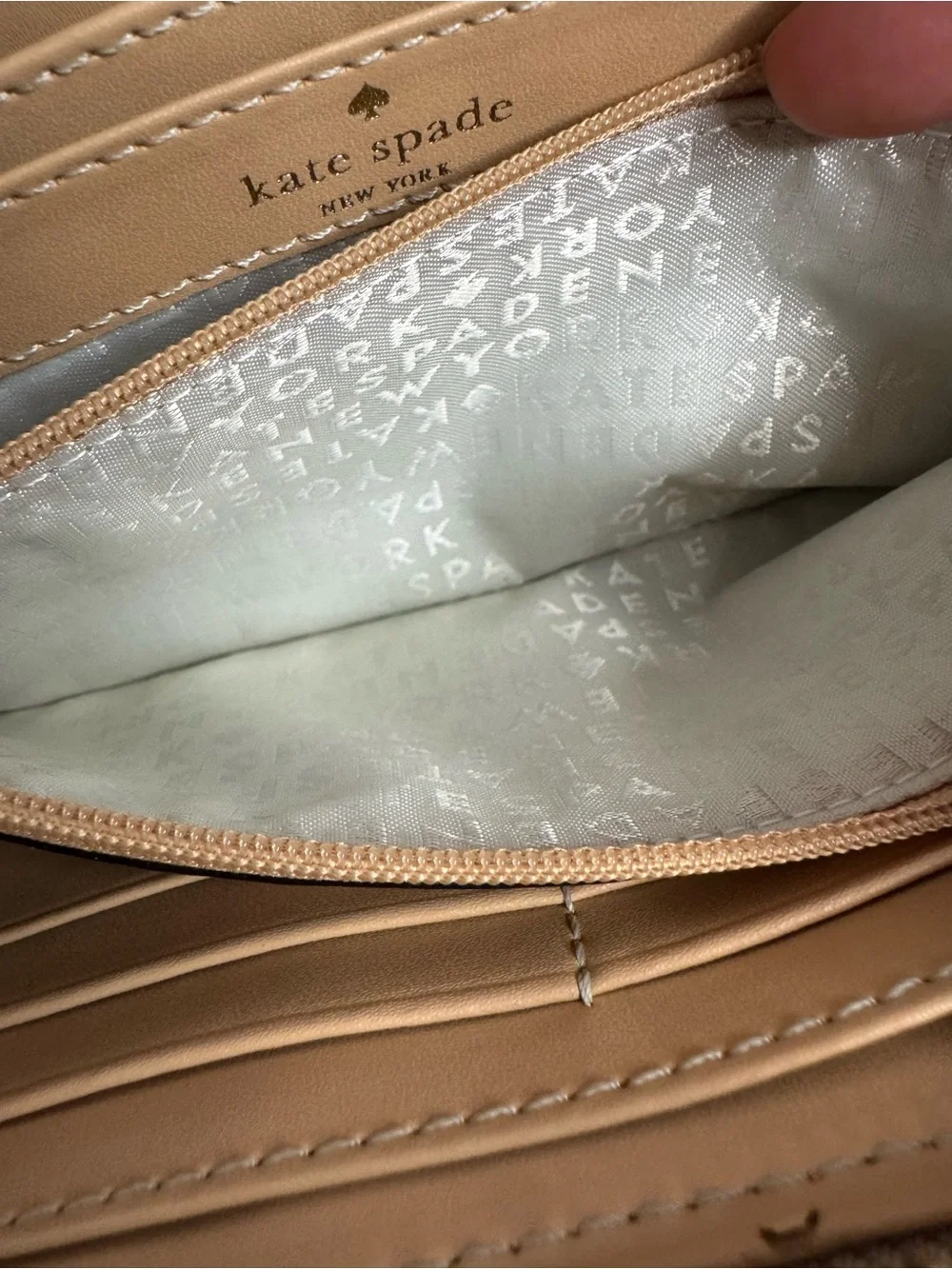 #410 Kate Spade New York Wellesley Neda Leather Zip Around Long Wallet